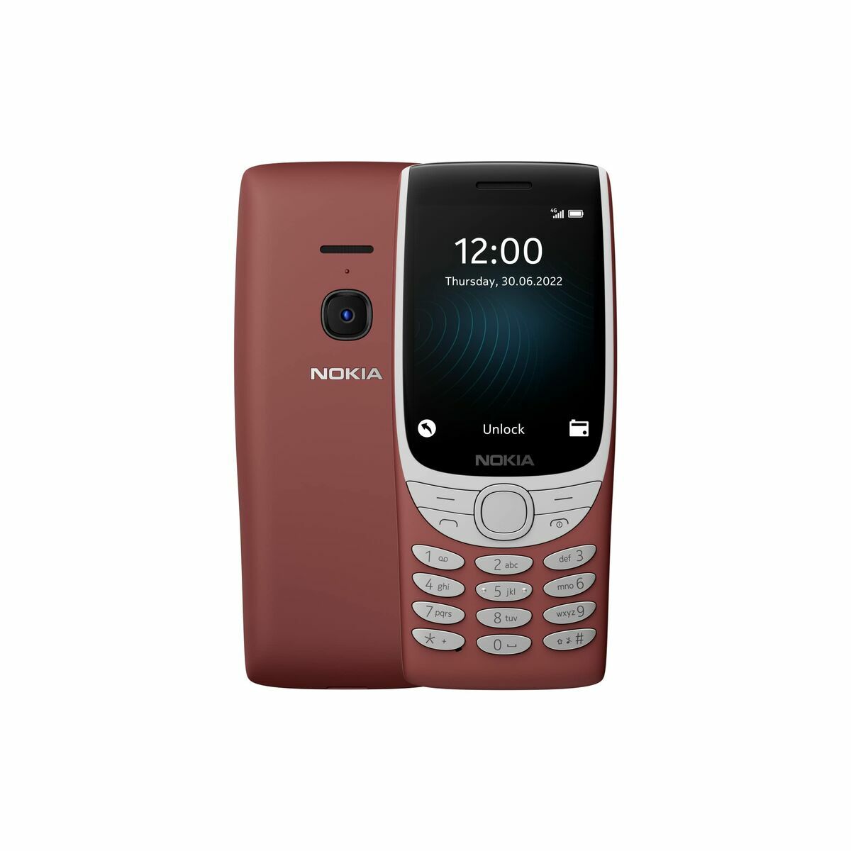 Teléfono Móvil Nokia 8210 Rojo 2,8"