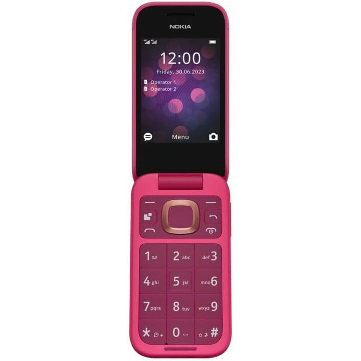 Teléfono Móvil Nokia 2660 FLIP Rosa 2,8" 128 MB