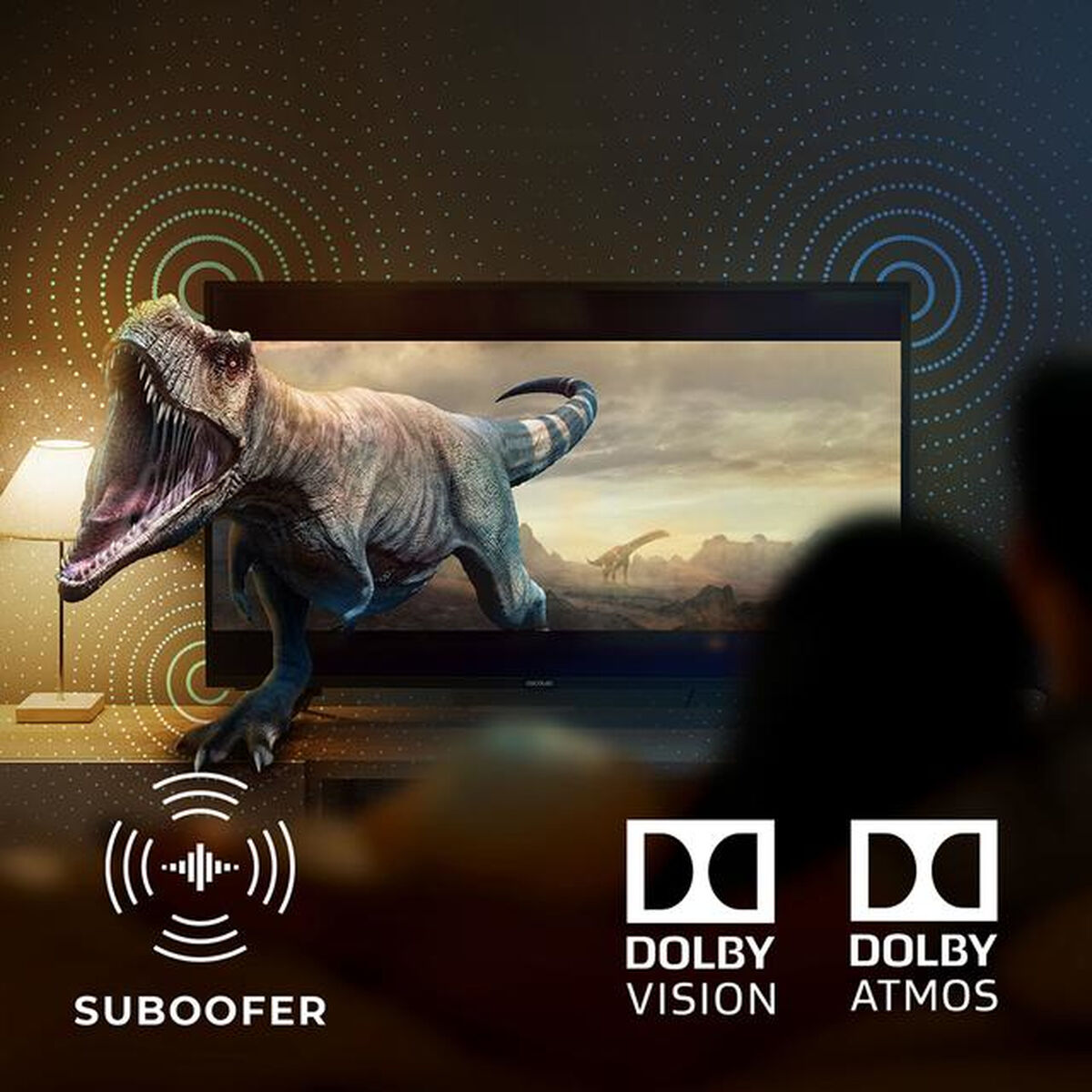 Televisión Cecotec VQU11065+ 65" 4K Ultra HD HDR10 Ultra HD 4K QLED Dolby Vision