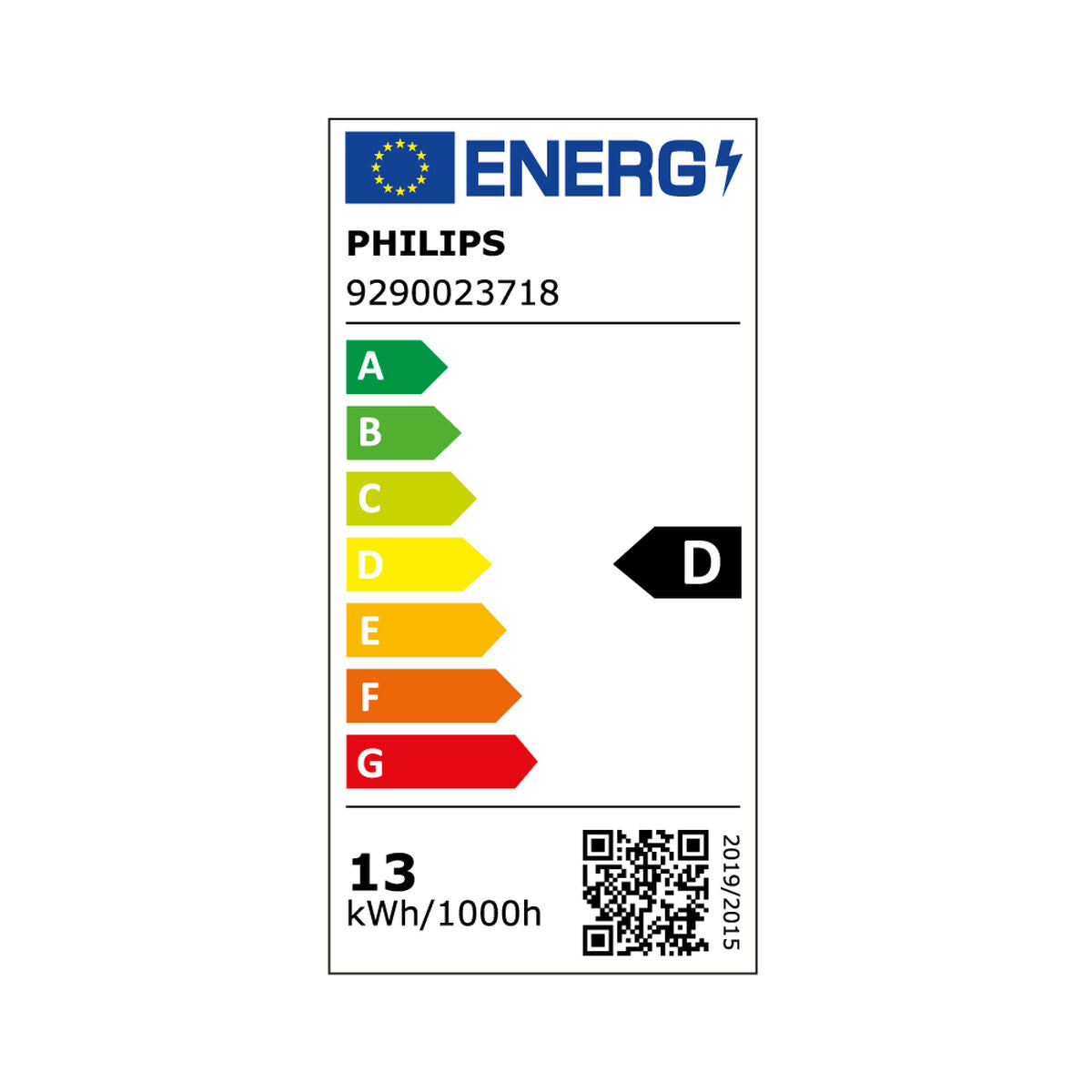 Bombilla LED Philips D 120 W 13 W E27 2000 Lm 7 x 12 cm (2700 K)