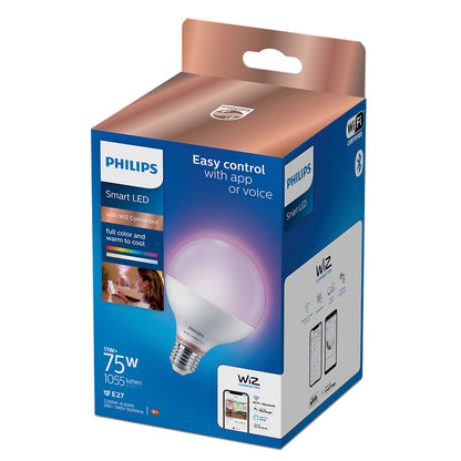 Bombilla LED Philips Wiz G95 Smart Blanco F 11 W E27 1055 lm (2200K) (6500 K)